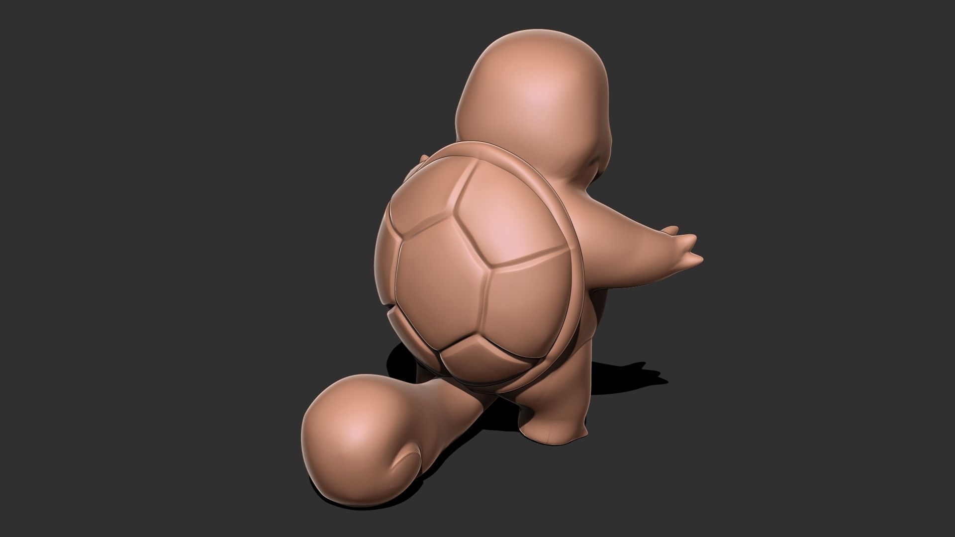 POKEMON 007 - SQUIRTLE Free 3D print model_2