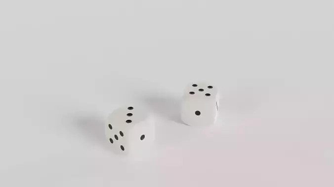 High quality dice with shine