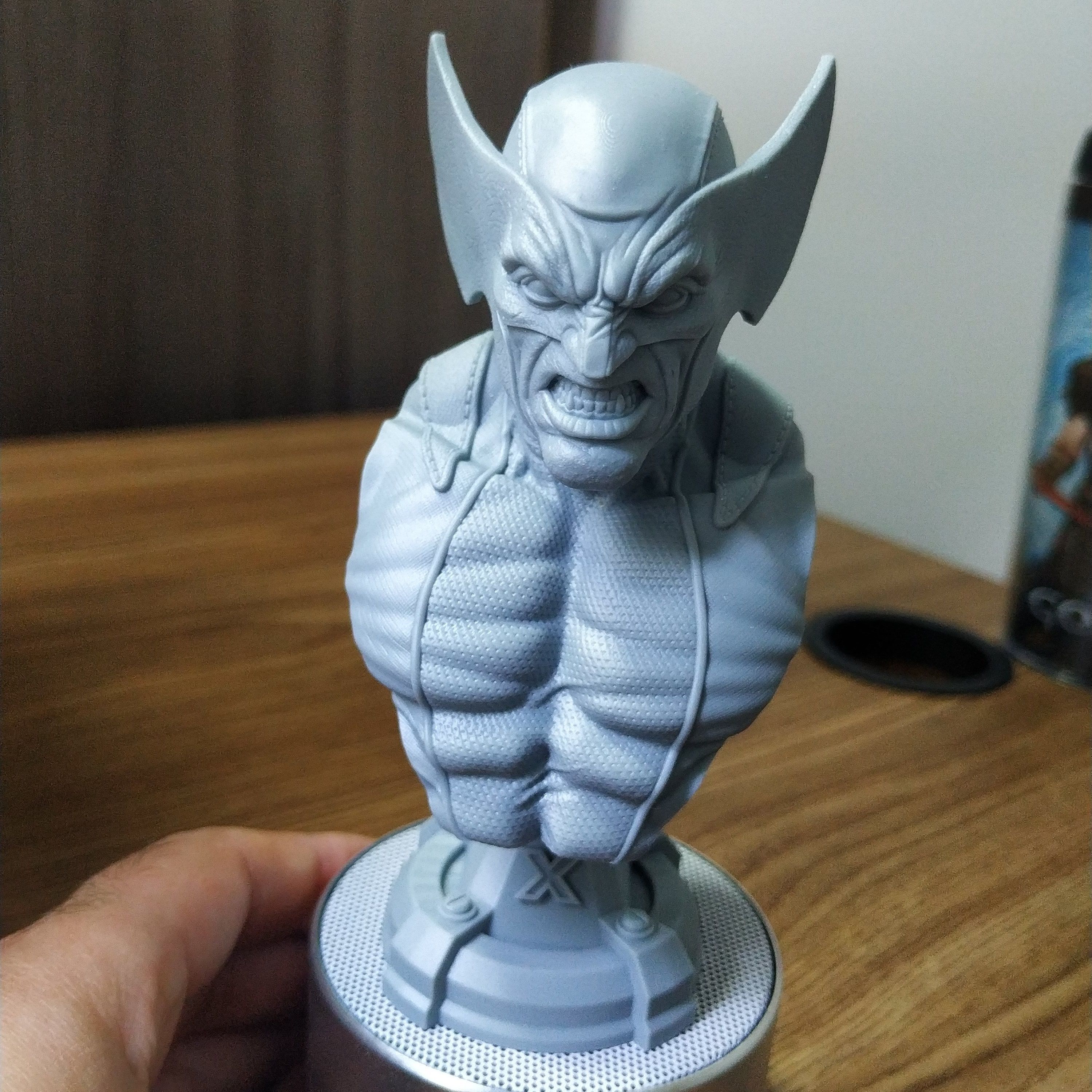 WOLVERINE X- MEN BUST 3D print model_4