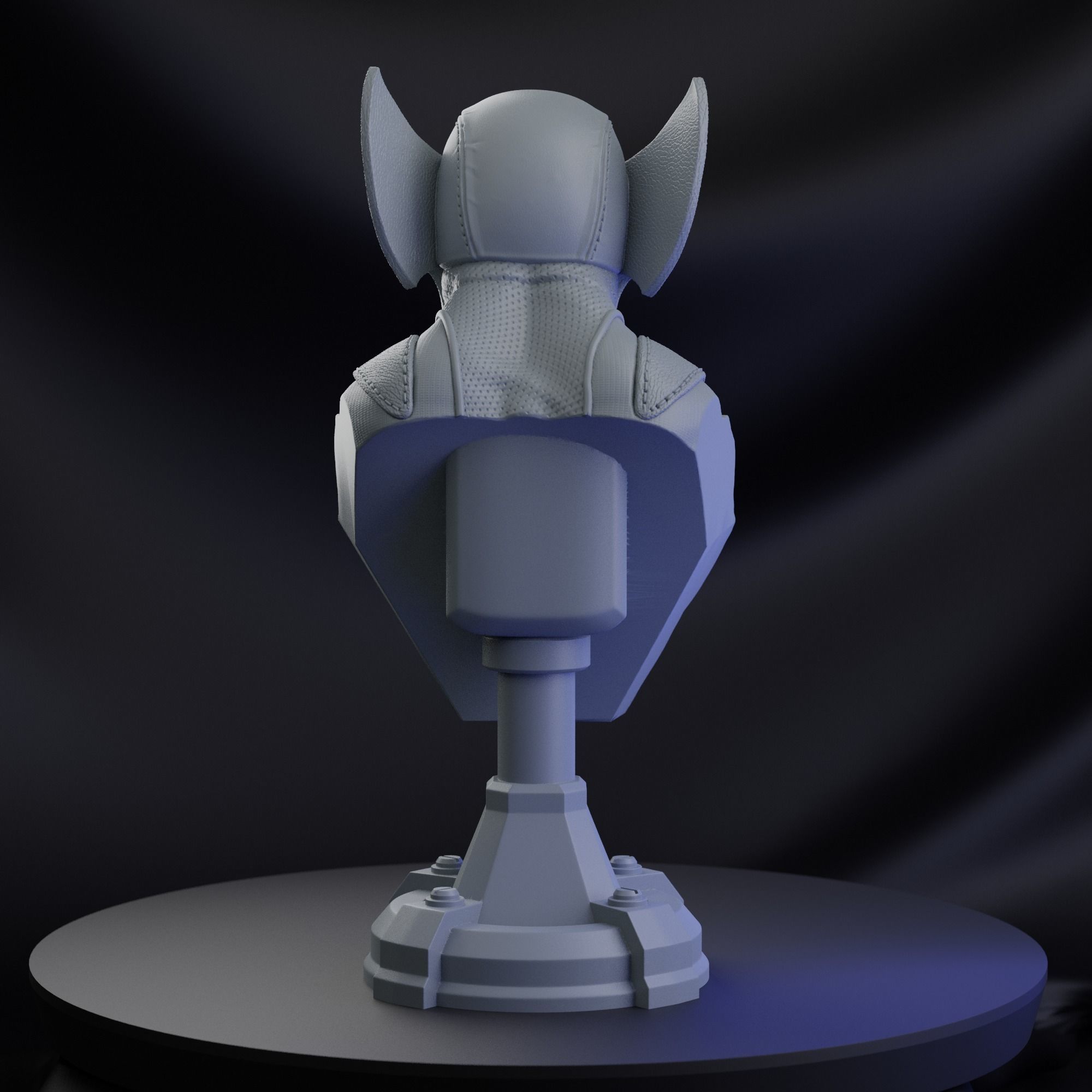 WOLVERINE X- MEN BUST 3D print model_8