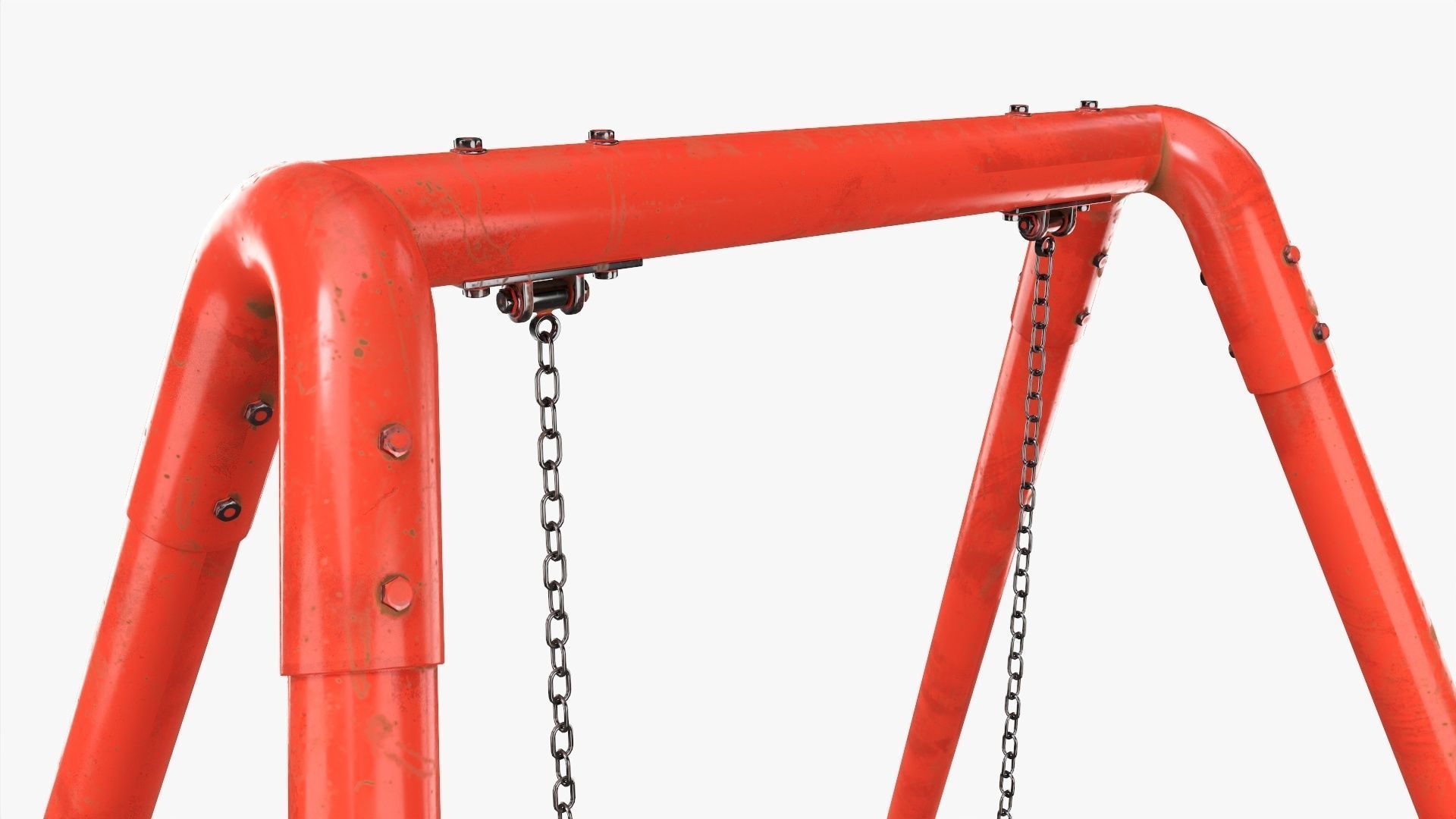 Swing single outdoor  3D model_1