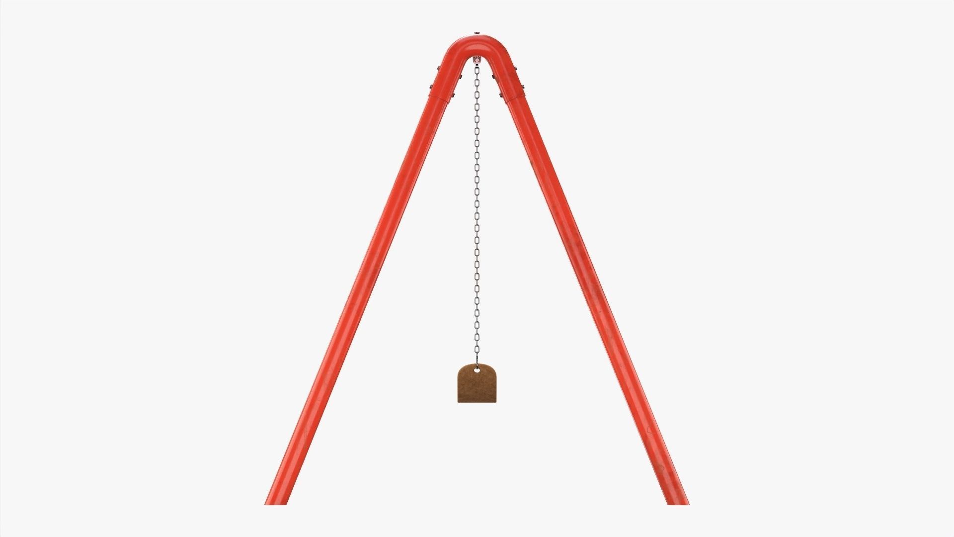 Swing single outdoor  3D model_5