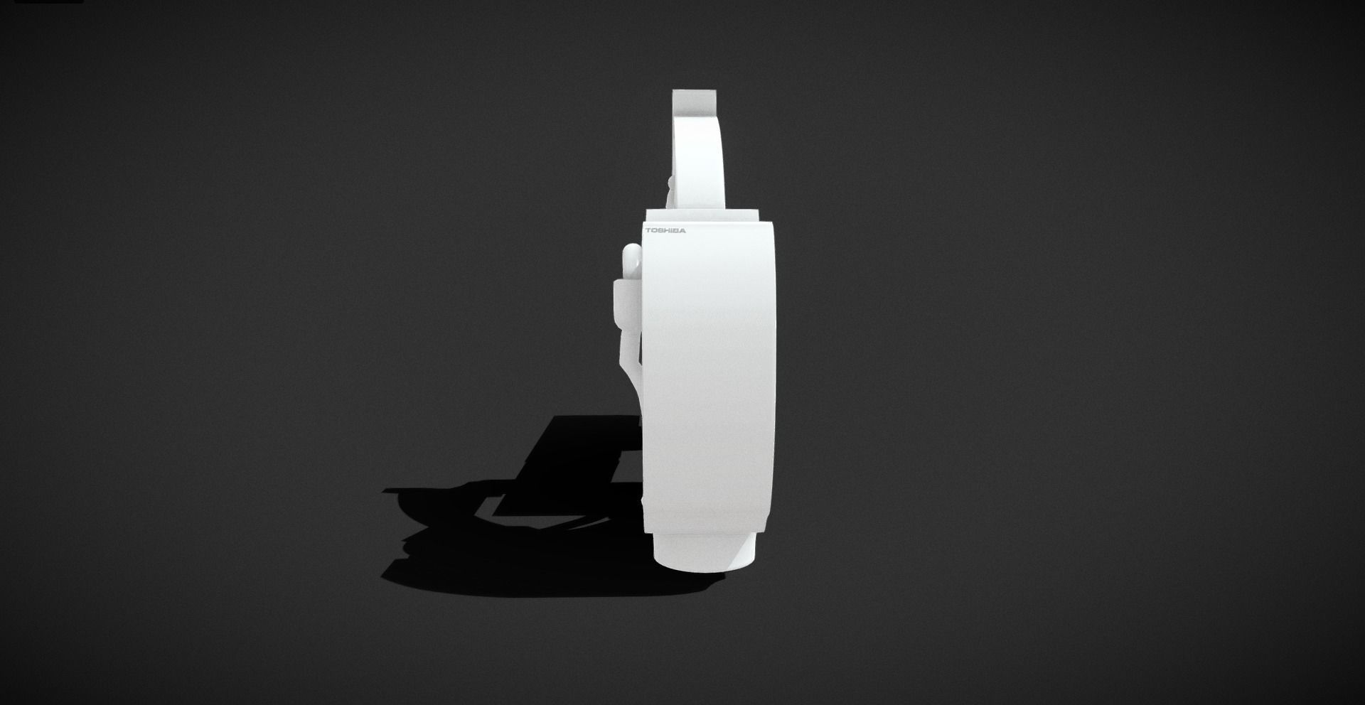 X ray machine Low-poly 3D model_3