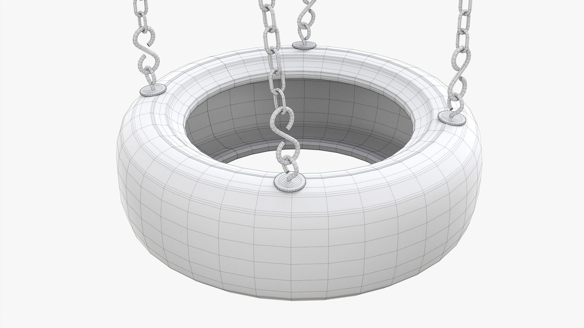 Tire swing outdoor 01 3D model_10