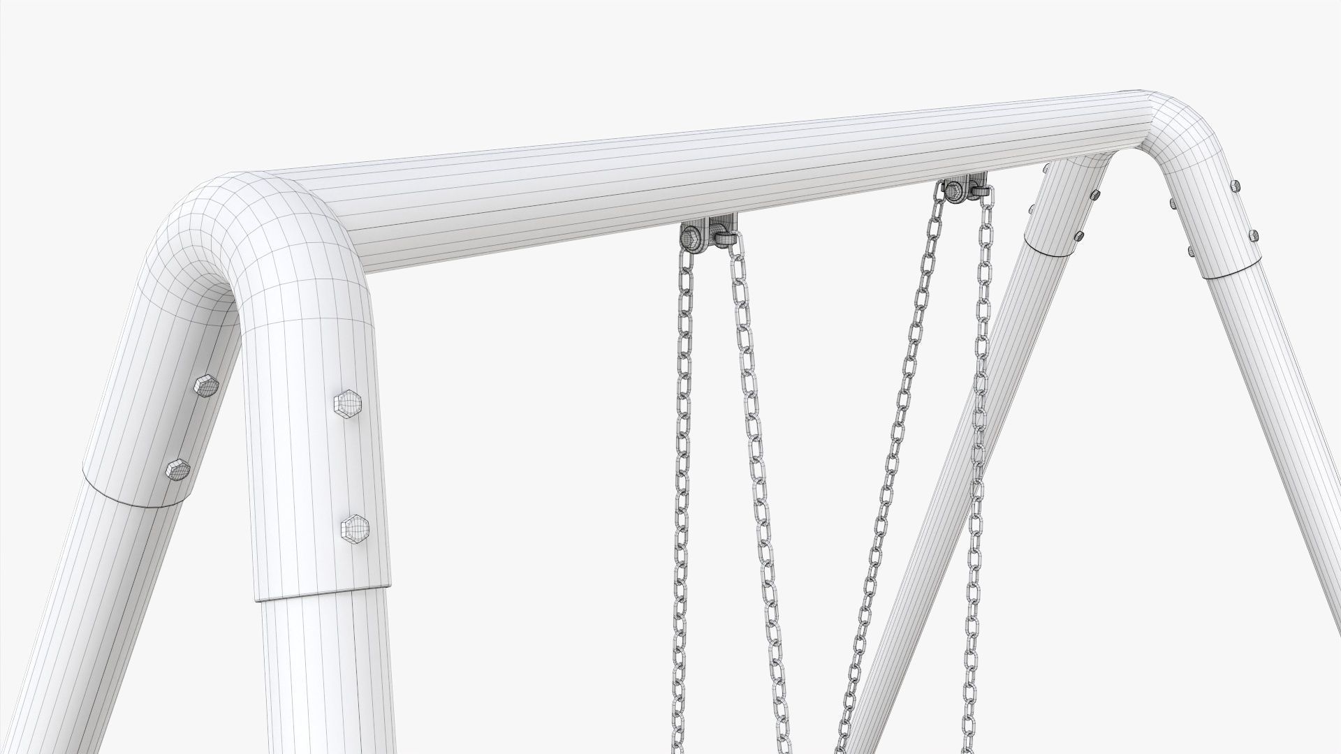 Tire swing outdoor 01 3D model_8