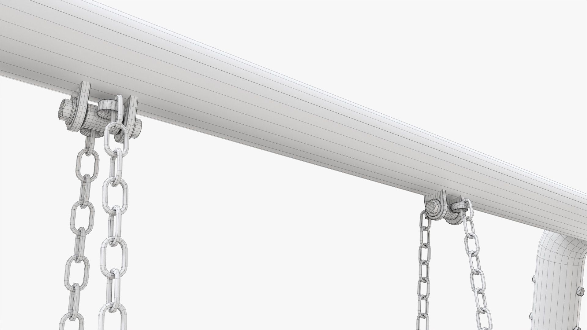 Tire swing outdoor 01 3D model_9