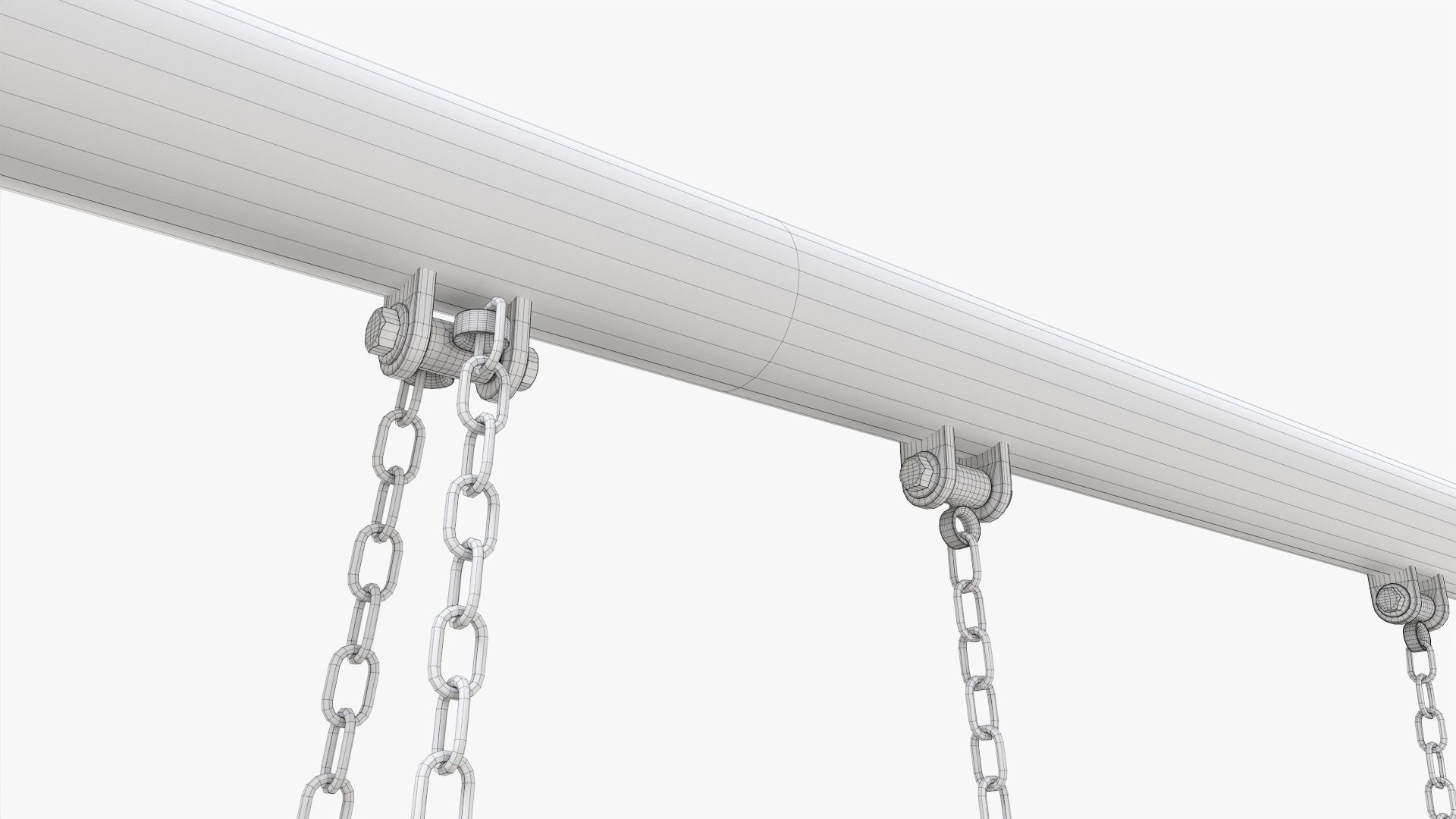 Tire swing outdoor 02 3D model_9