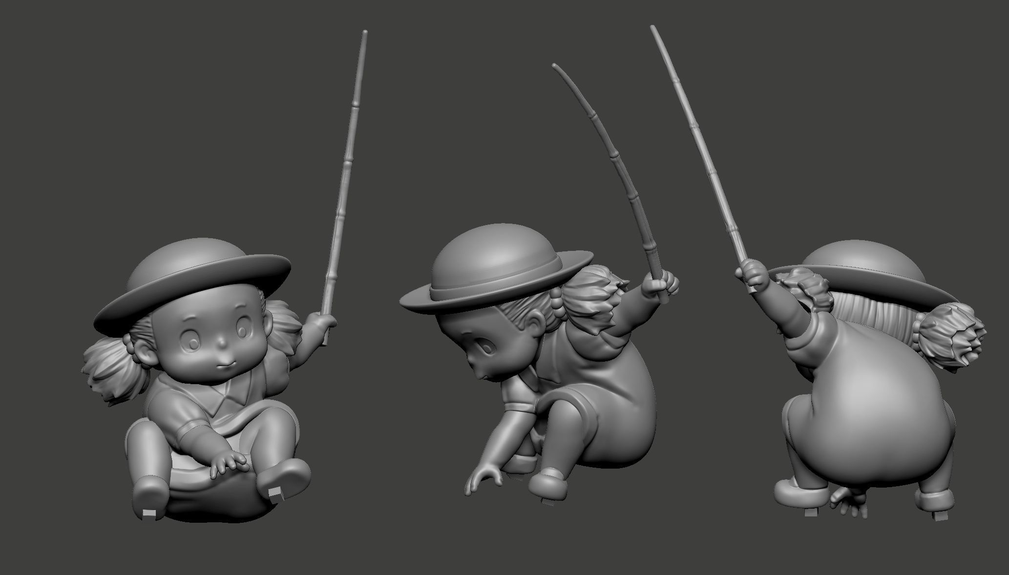 Totoro Fanart 3D print model_4