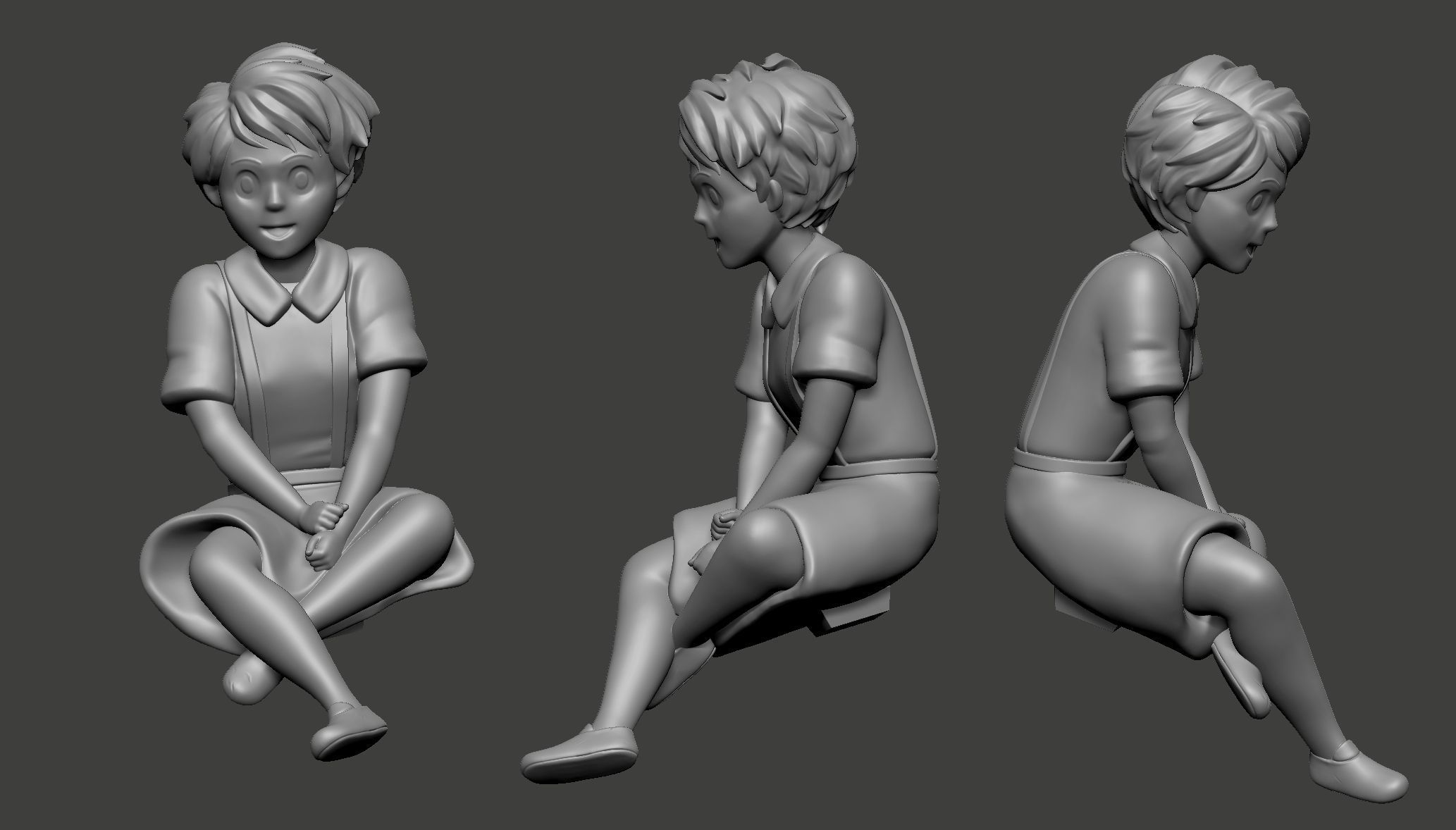 Totoro Fanart 3D print model_6