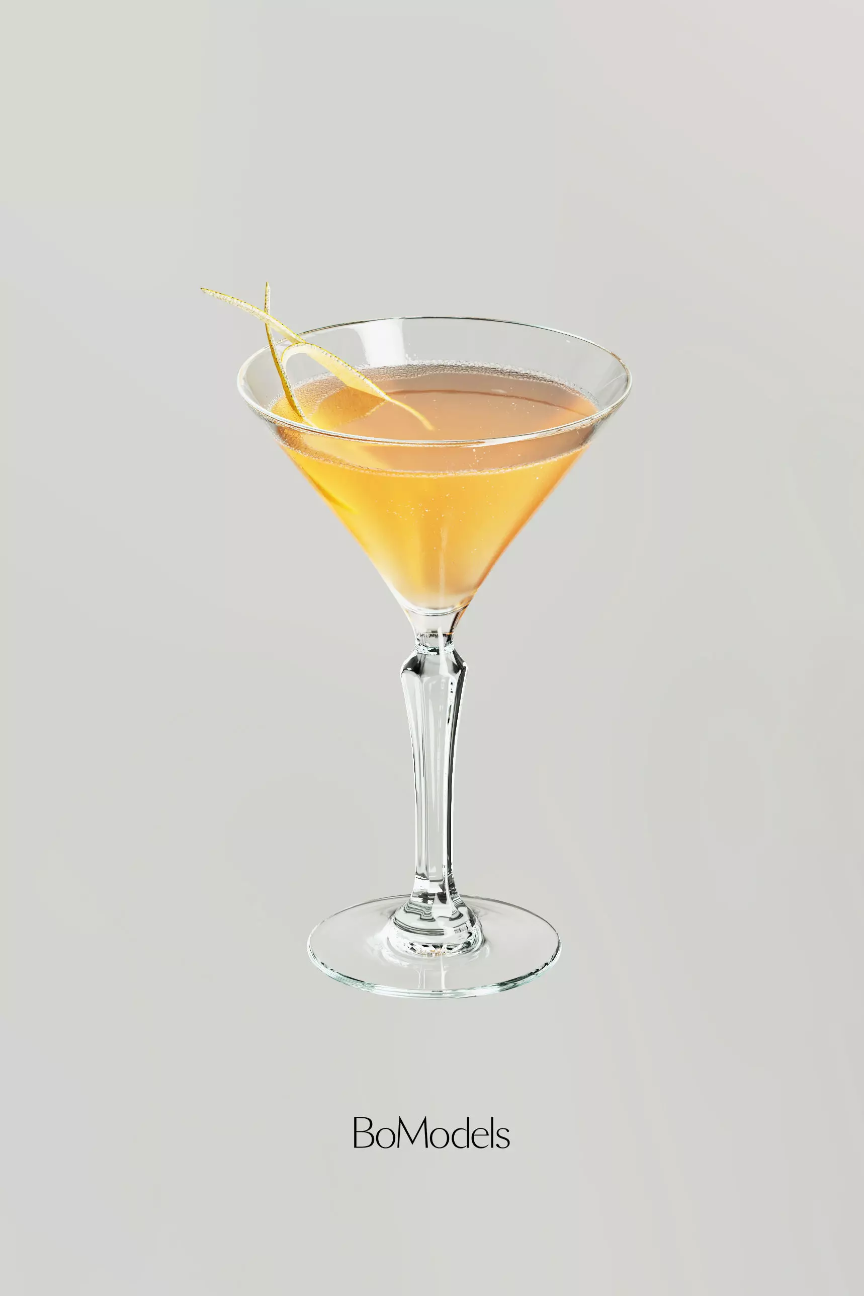 Cocktail Casino Orange 3D model