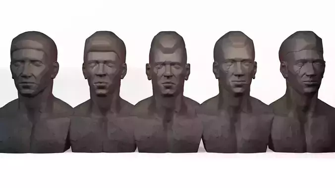 Head Stylized Men