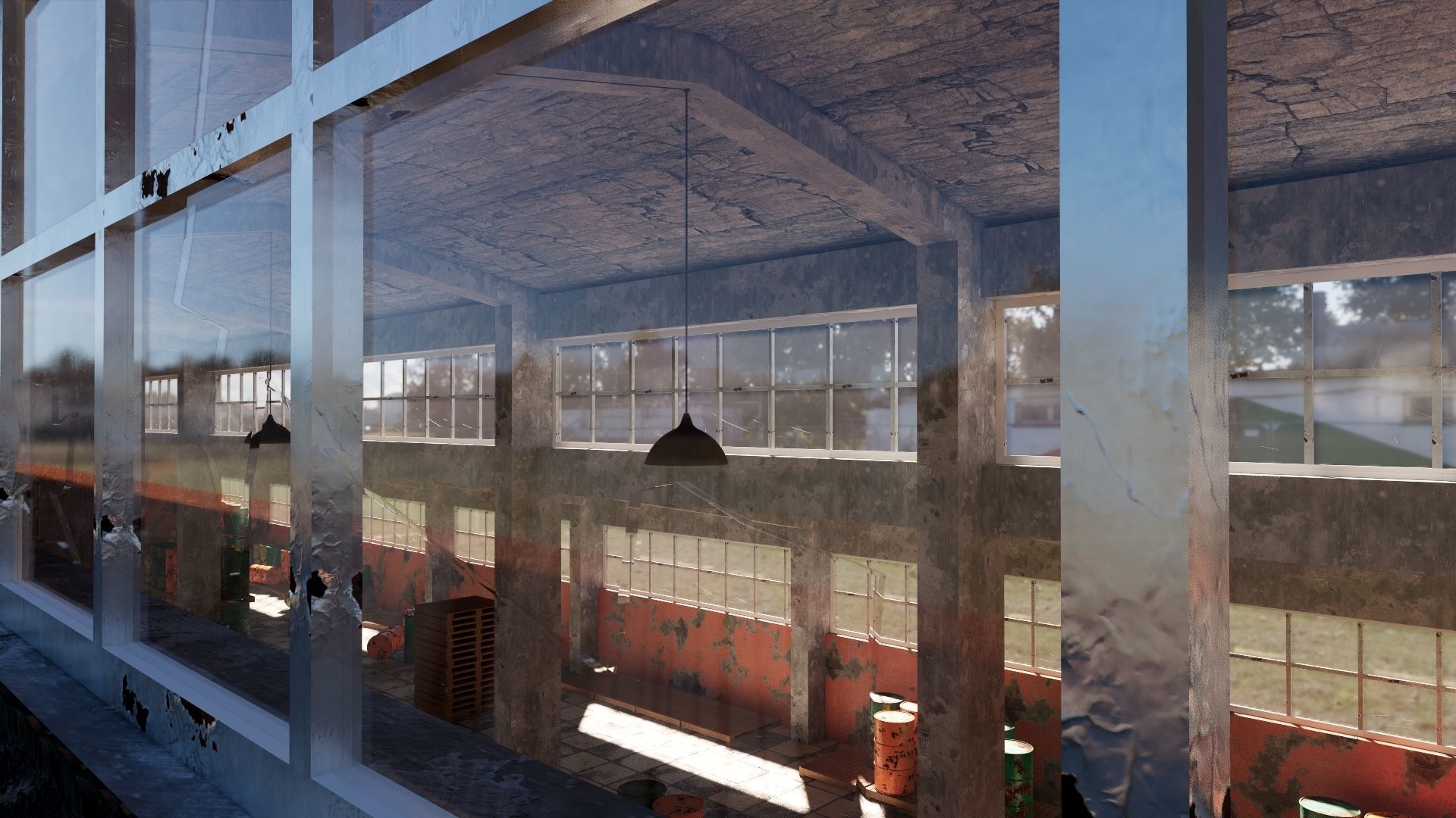 ABANDONED WAREHOUSE 3 Low-poly 3D model_17