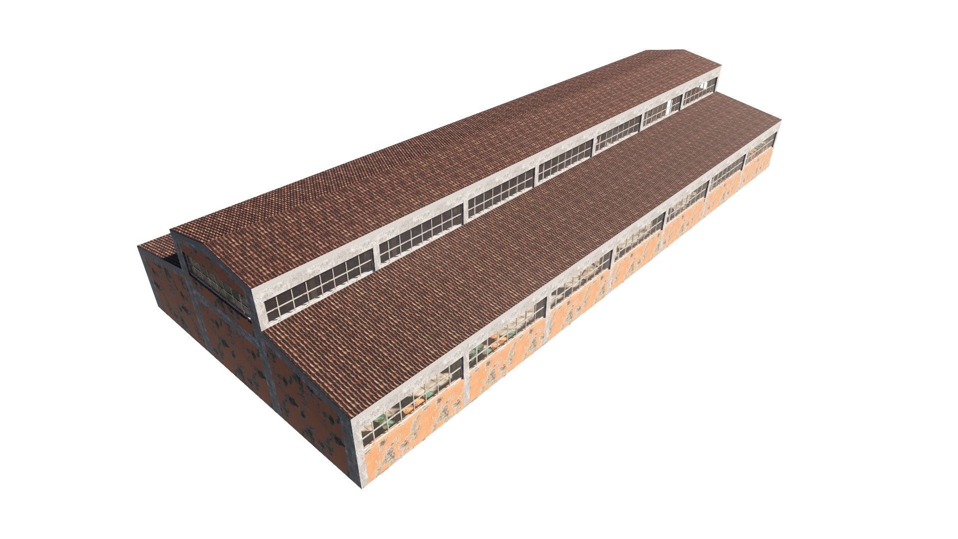 ABANDONED WAREHOUSE 3 Low-poly 3D model_50