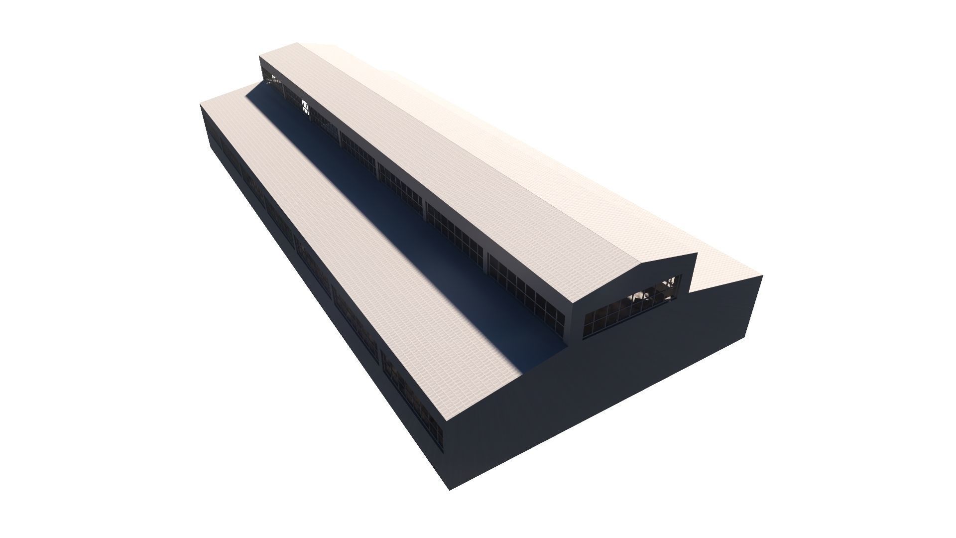 ABANDONED WAREHOUSE 3 Low-poly 3D model_55