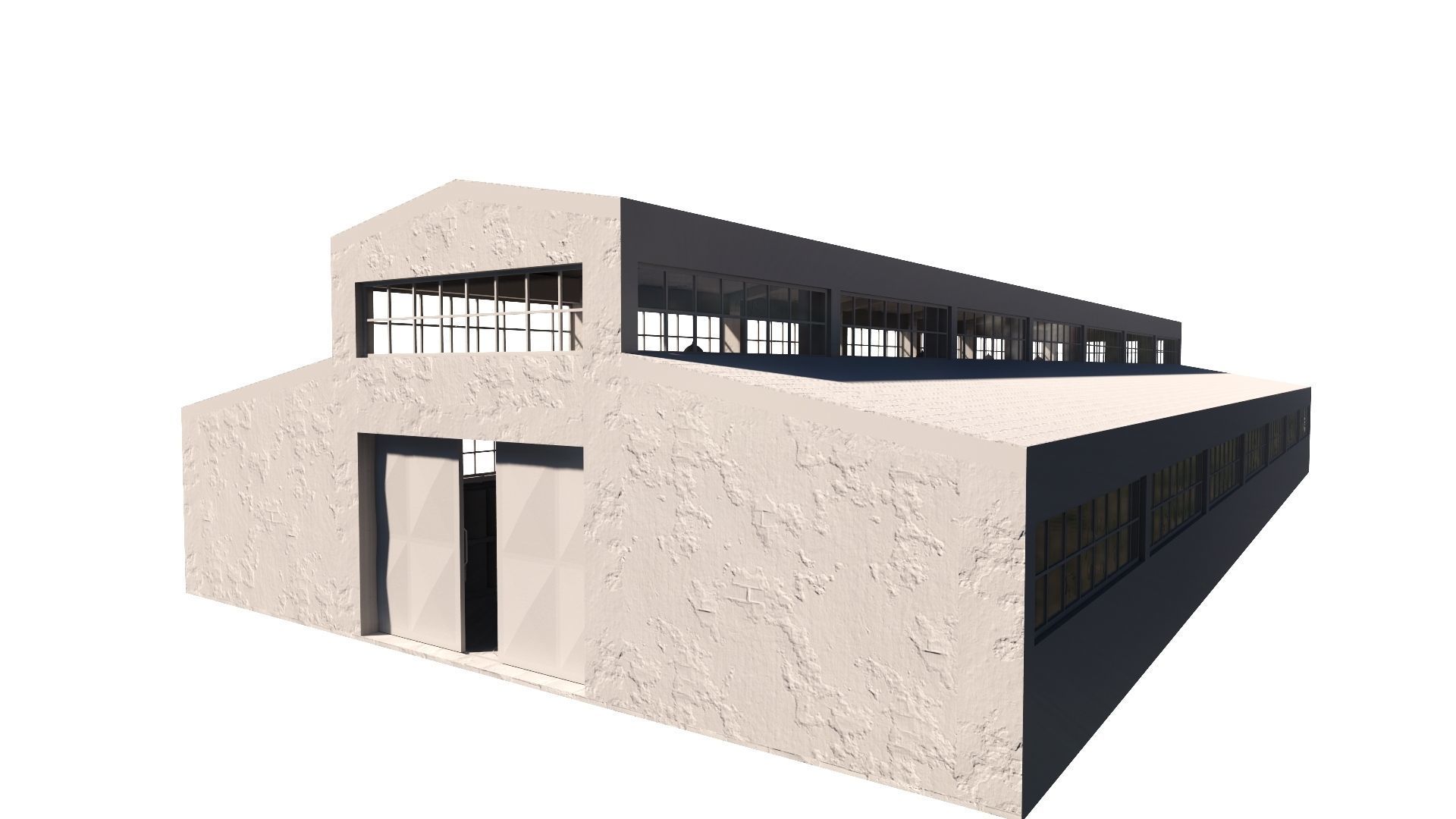 ABANDONED WAREHOUSE 3 Low-poly 3D model_60