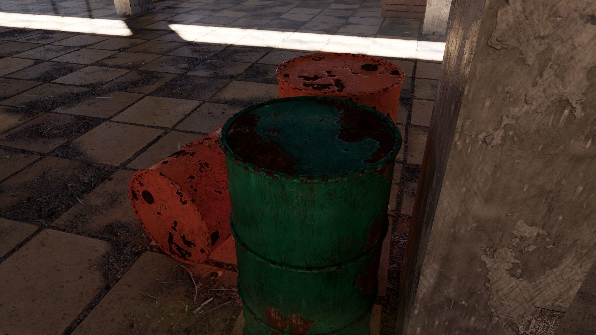 ABANDONED WAREHOUSE 3 Low-poly 3D model_12