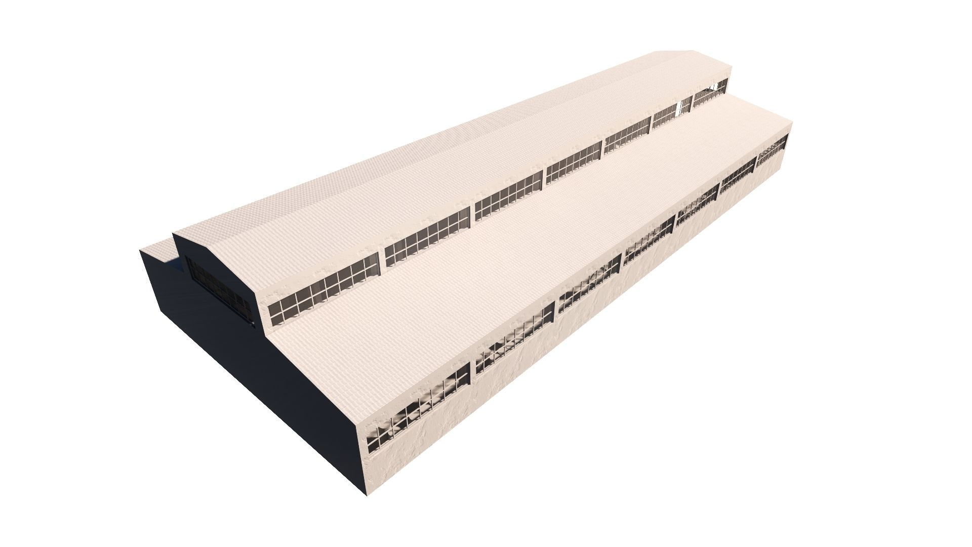 ABANDONED WAREHOUSE 3 Low-poly 3D model_56