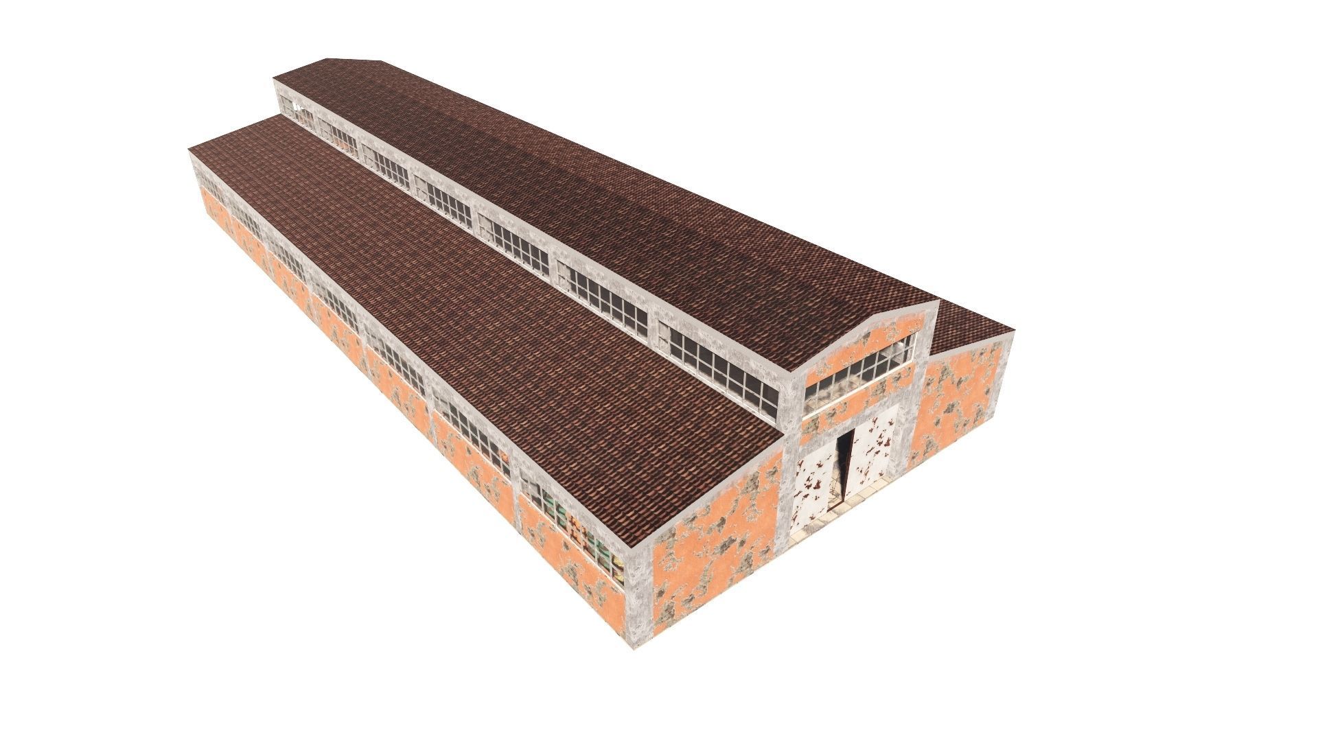 ABANDONED WAREHOUSE 3 Low-poly 3D model_51