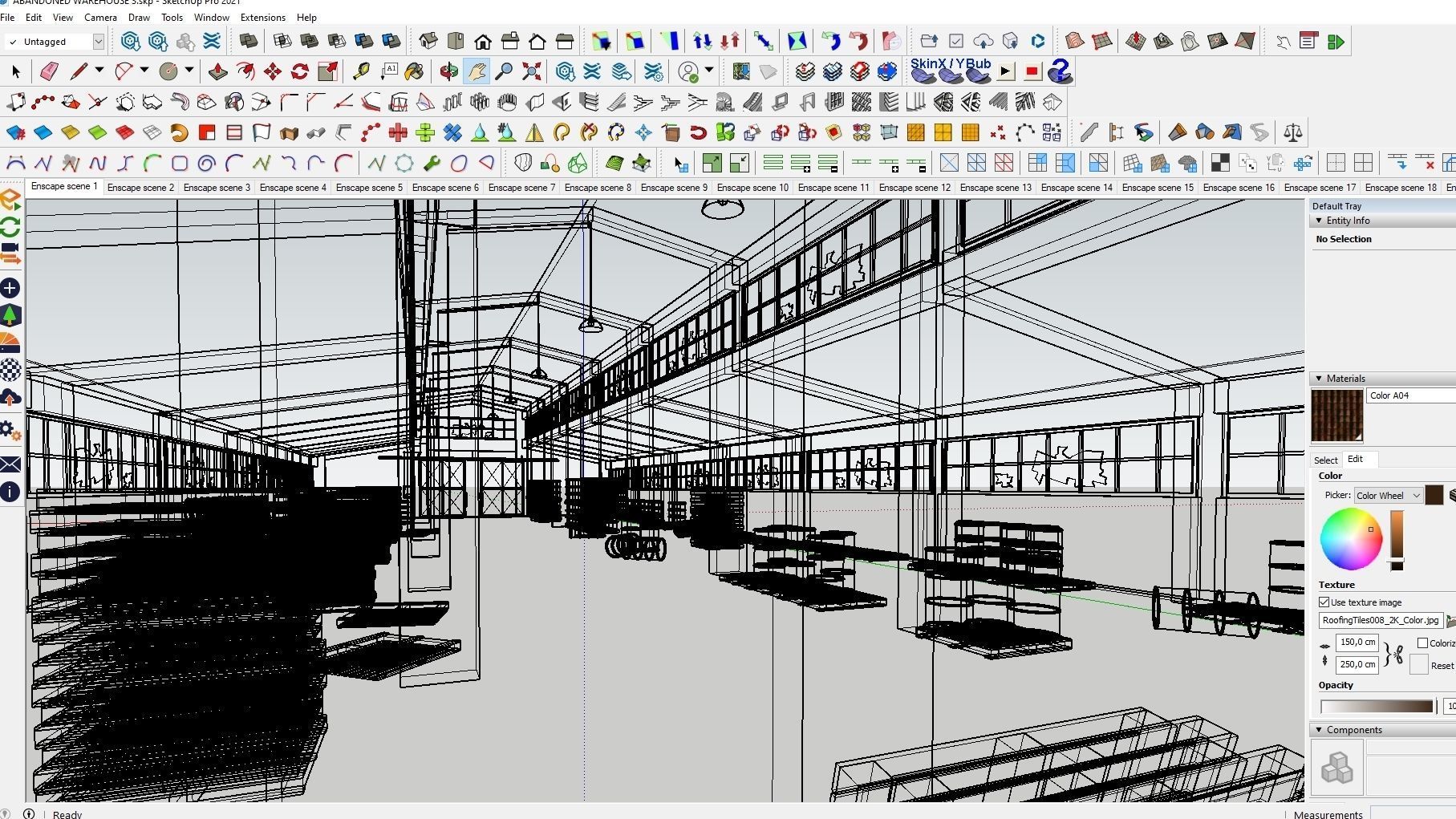ABANDONED WAREHOUSE 3 Low-poly 3D model_21