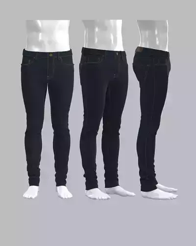 Dark Blue Jeans For Men