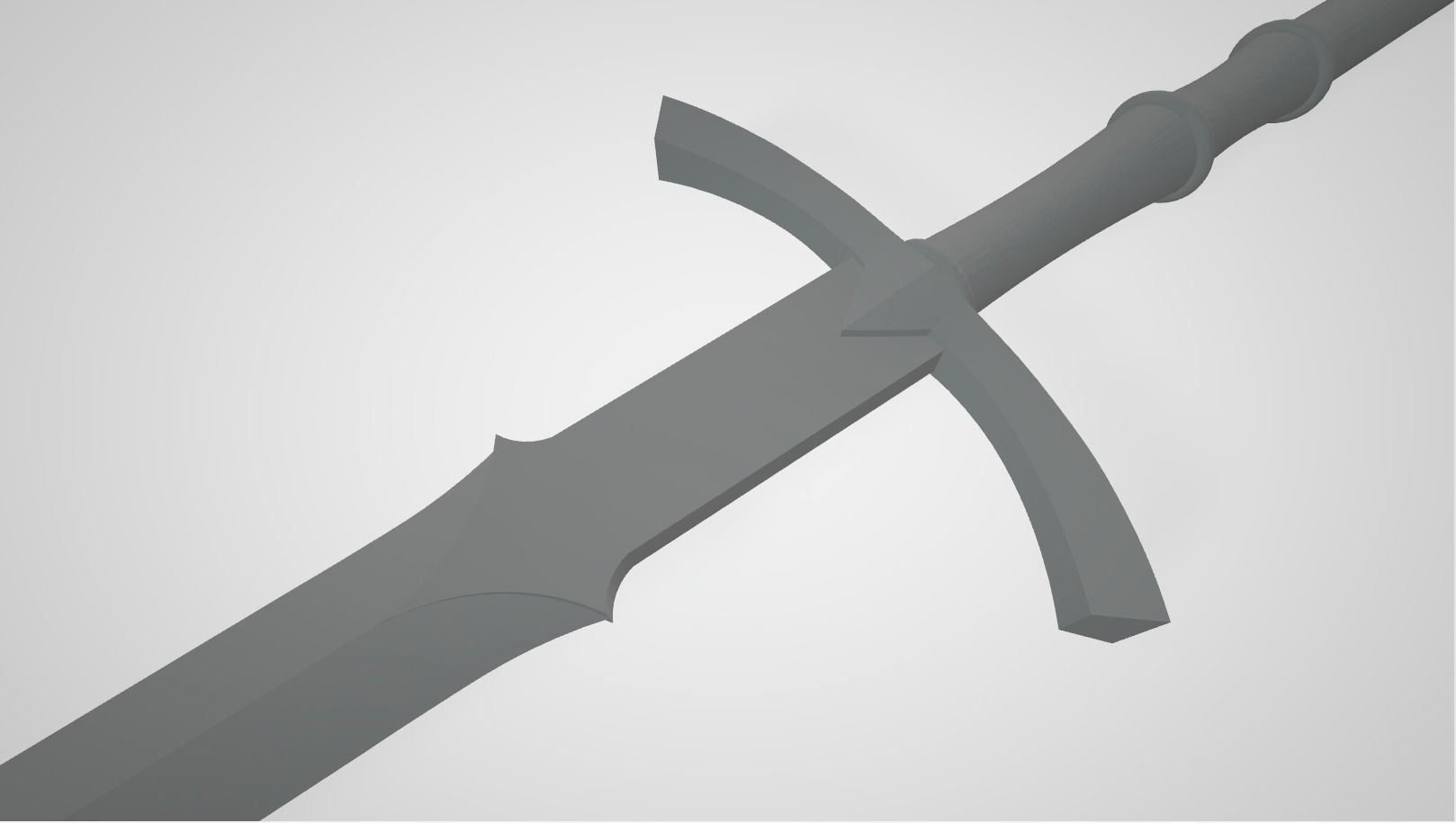 Witch King Of Angmar Sword 3D print model_1