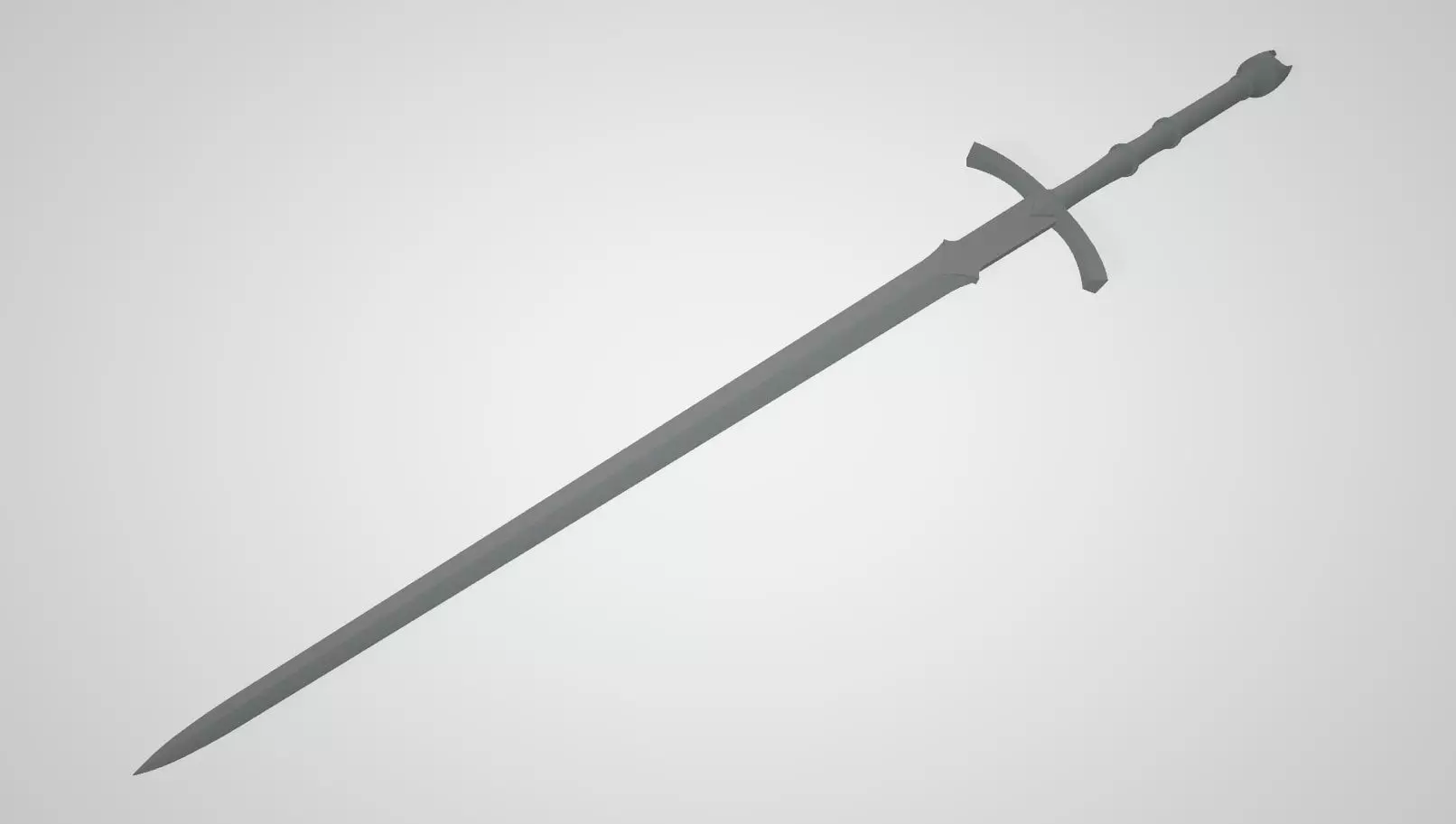 Witch King Of Angmar Sword 3D print model_0