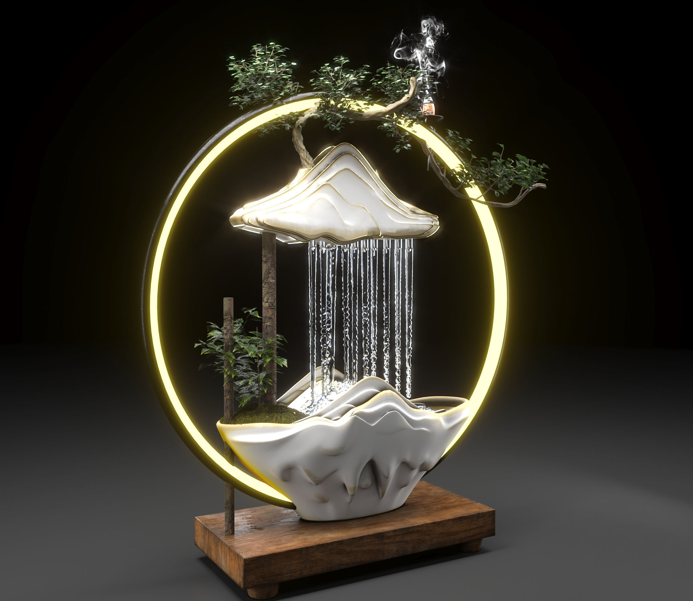 circle decor 3D model_1