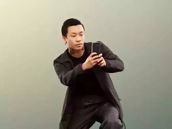 Henrik 12556 - Asian Man Taking Photo