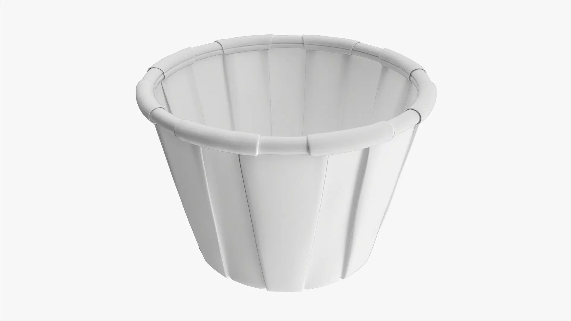 Souffle paper portion cup 3D model_0