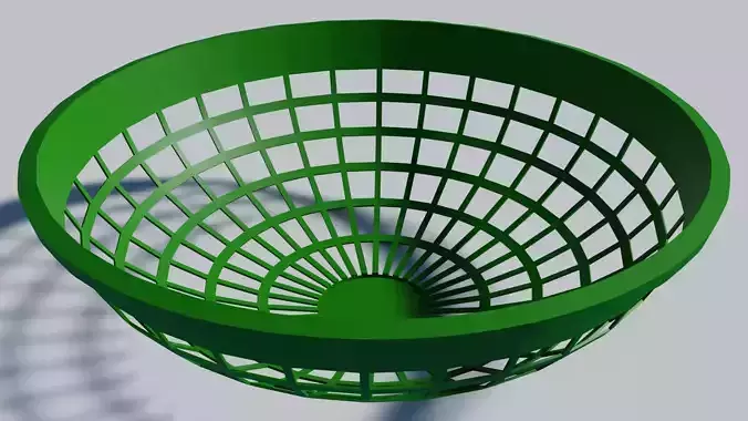 Simple plastic Vegetable basket 