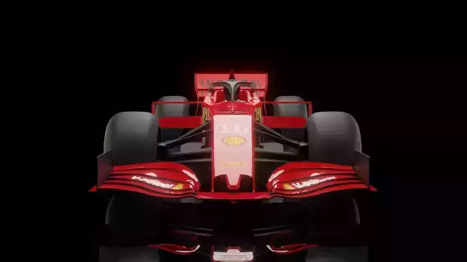 Ferrari SF1000 Free 3D model