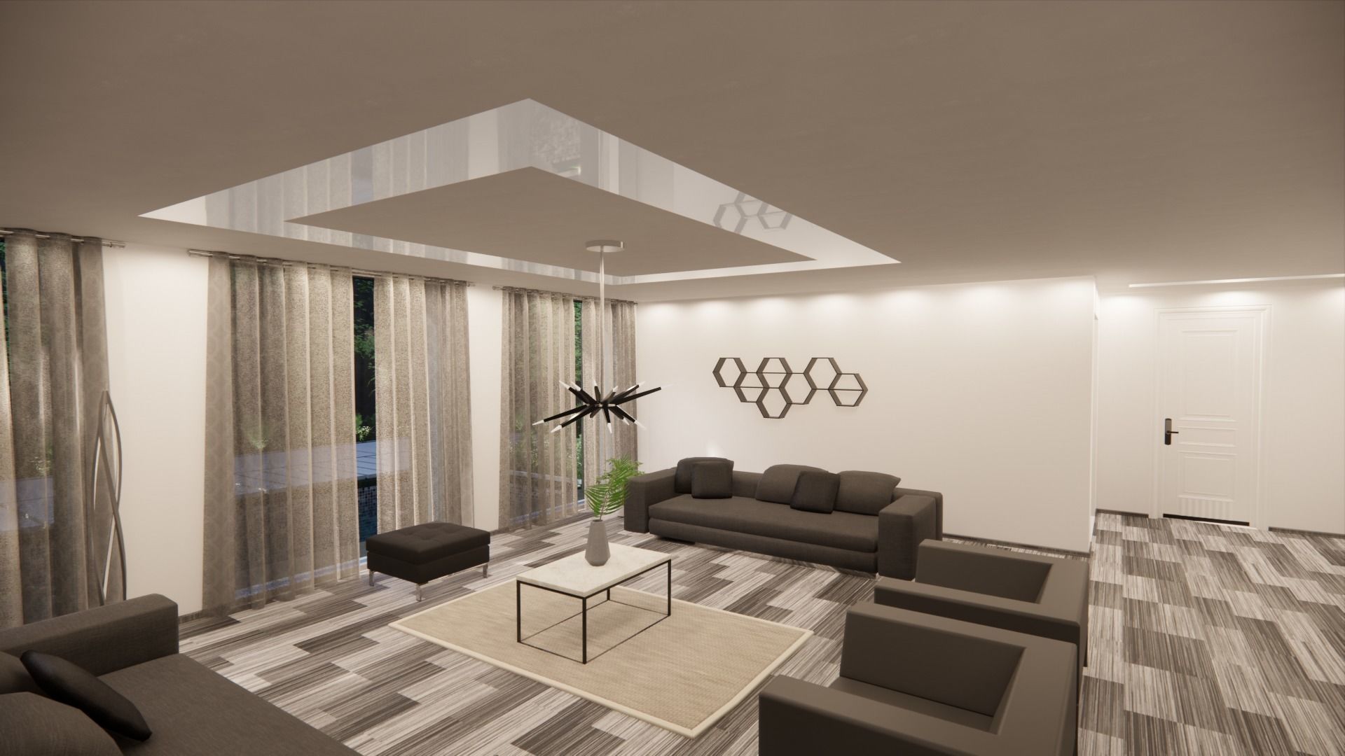 villa modern 3D model_21