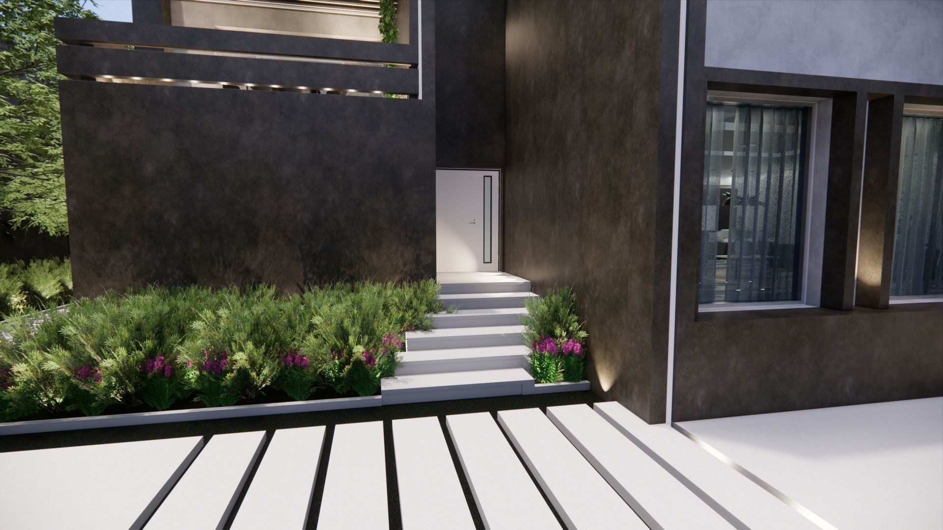 villa modern 3D model_14