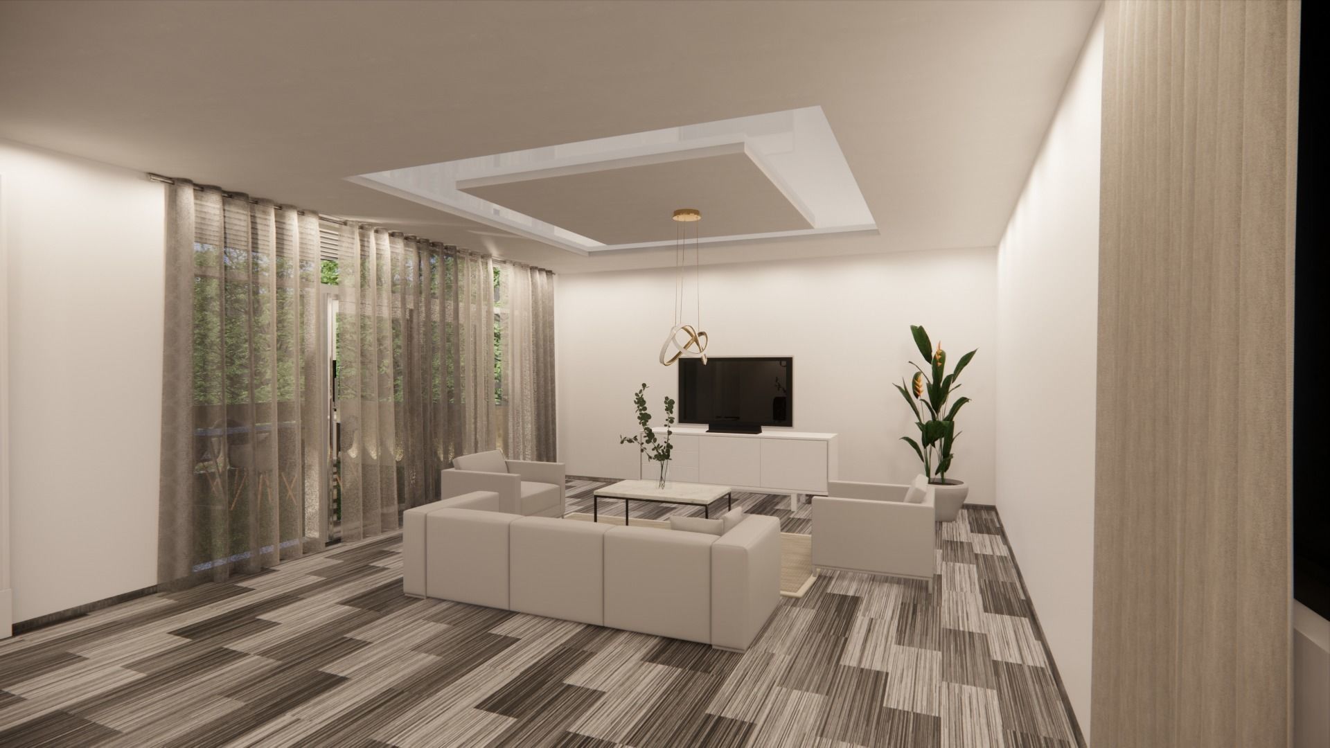 villa modern 3D model_22