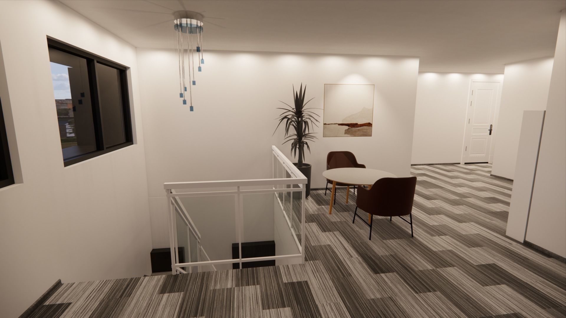 villa modern 3D model_16