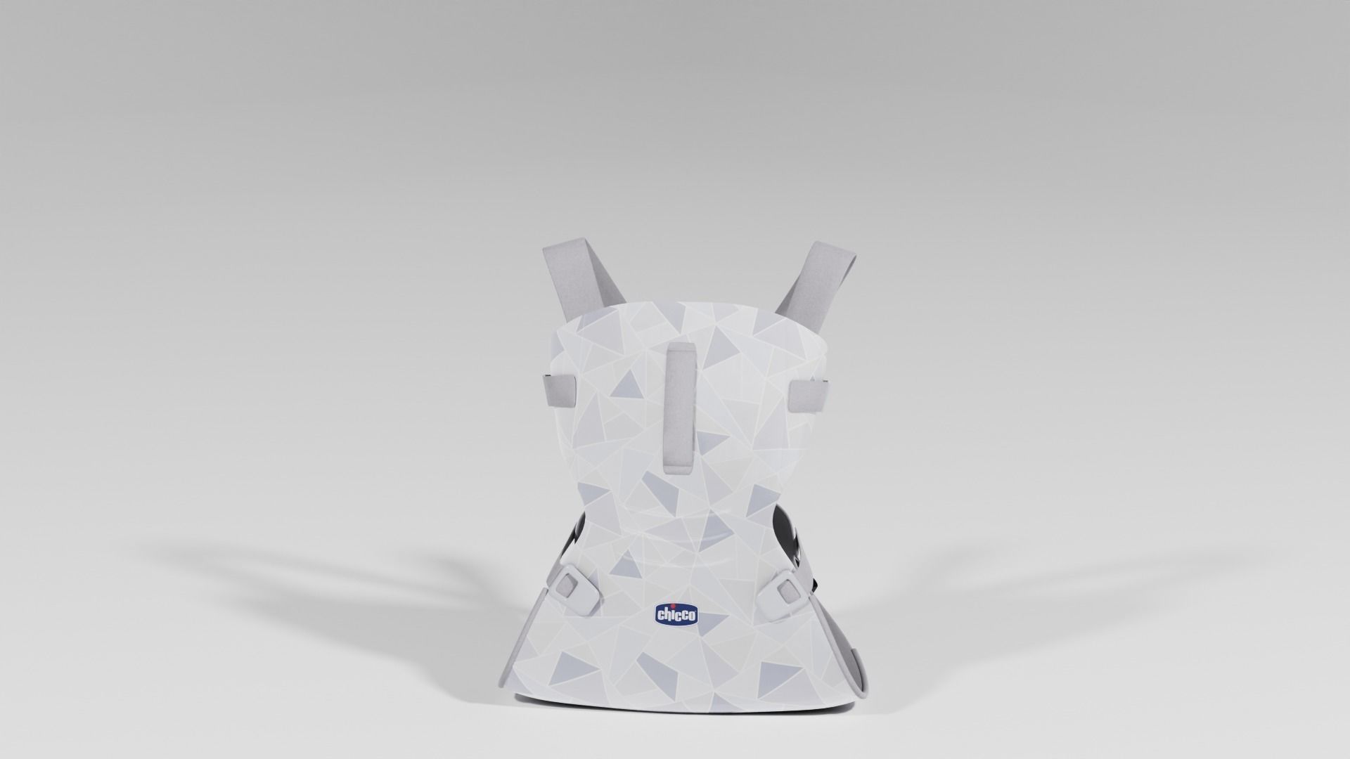 Wearable Chicco Easyfit baby carriers set of 4 variatons S Low-poly 3D model_1