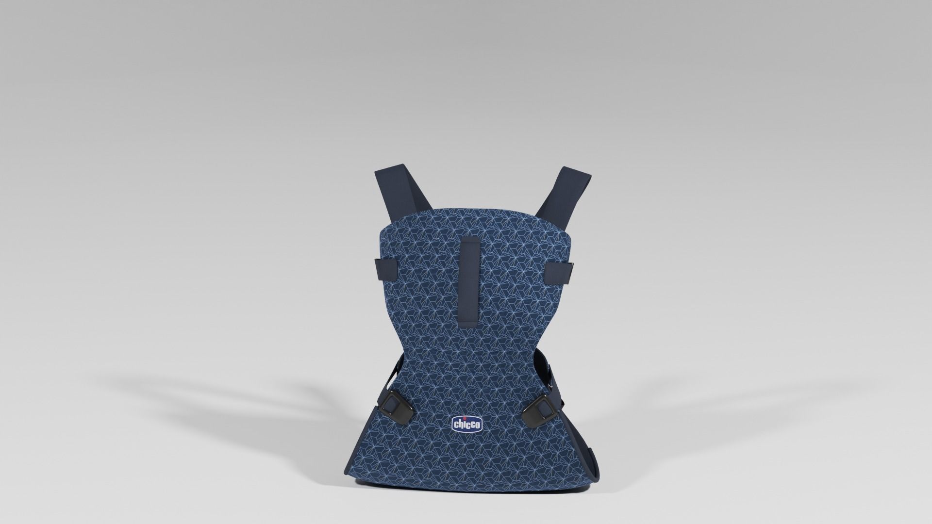 Wearable Chicco Easyfit baby carriers set of 4 variatons S Low-poly 3D model_3