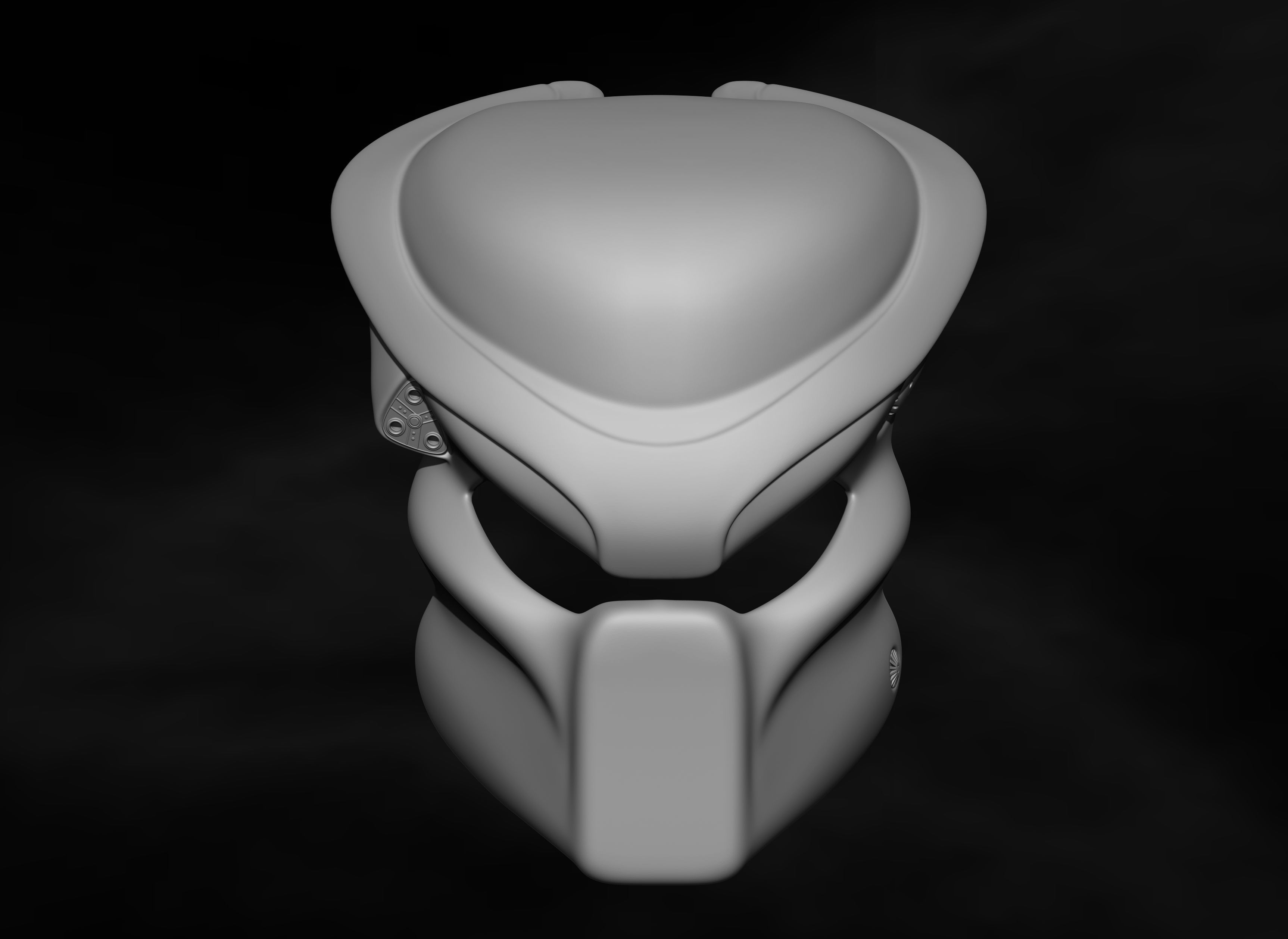 Predator Mask Jungle Hunter  File STL OBJ for 3D Printing  3D print model_12