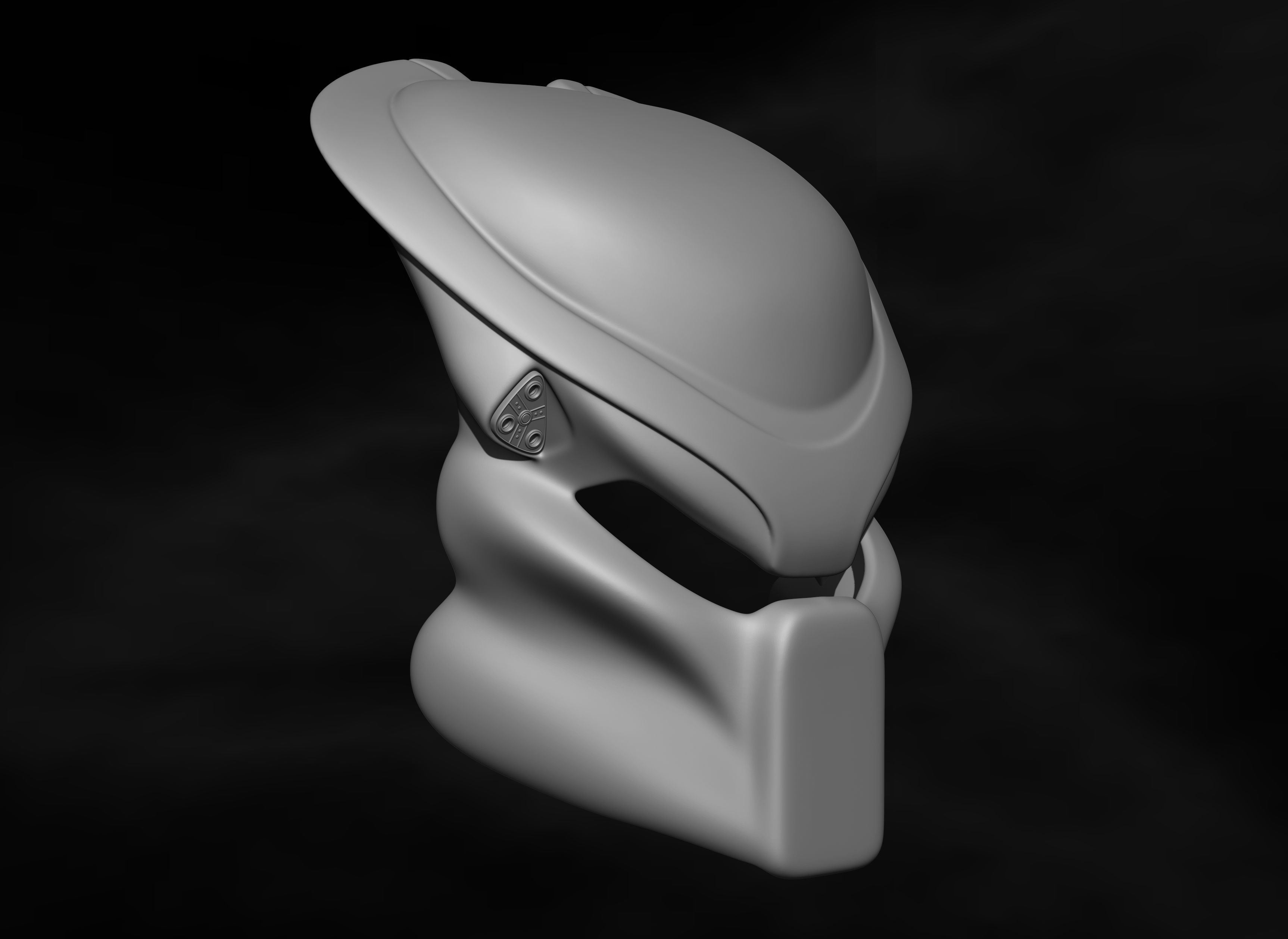 Predator Mask Jungle Hunter  File STL OBJ for 3D Printing  3D print model_13