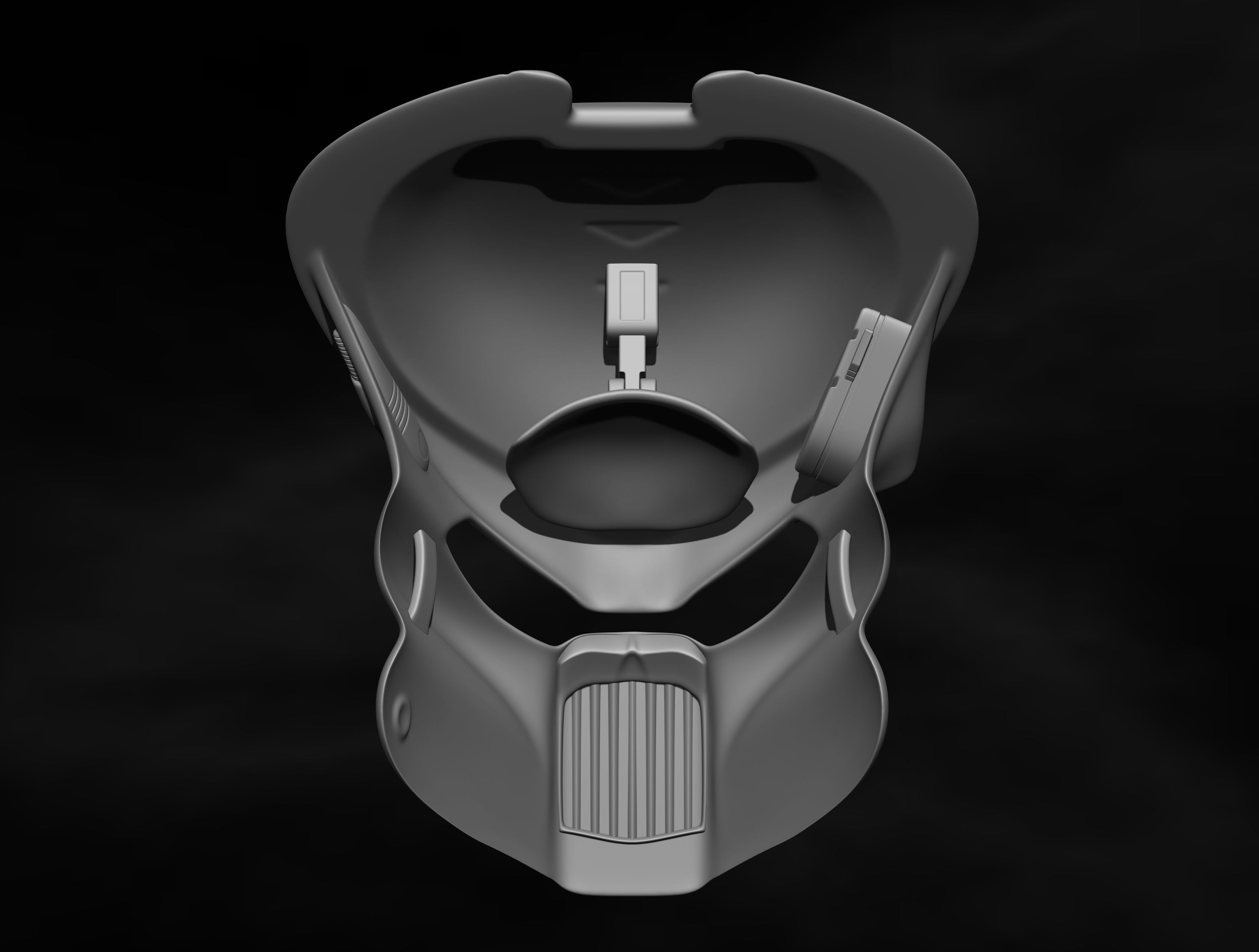 Predator Mask Jungle Hunter  File STL OBJ for 3D Printing  3D print model_17