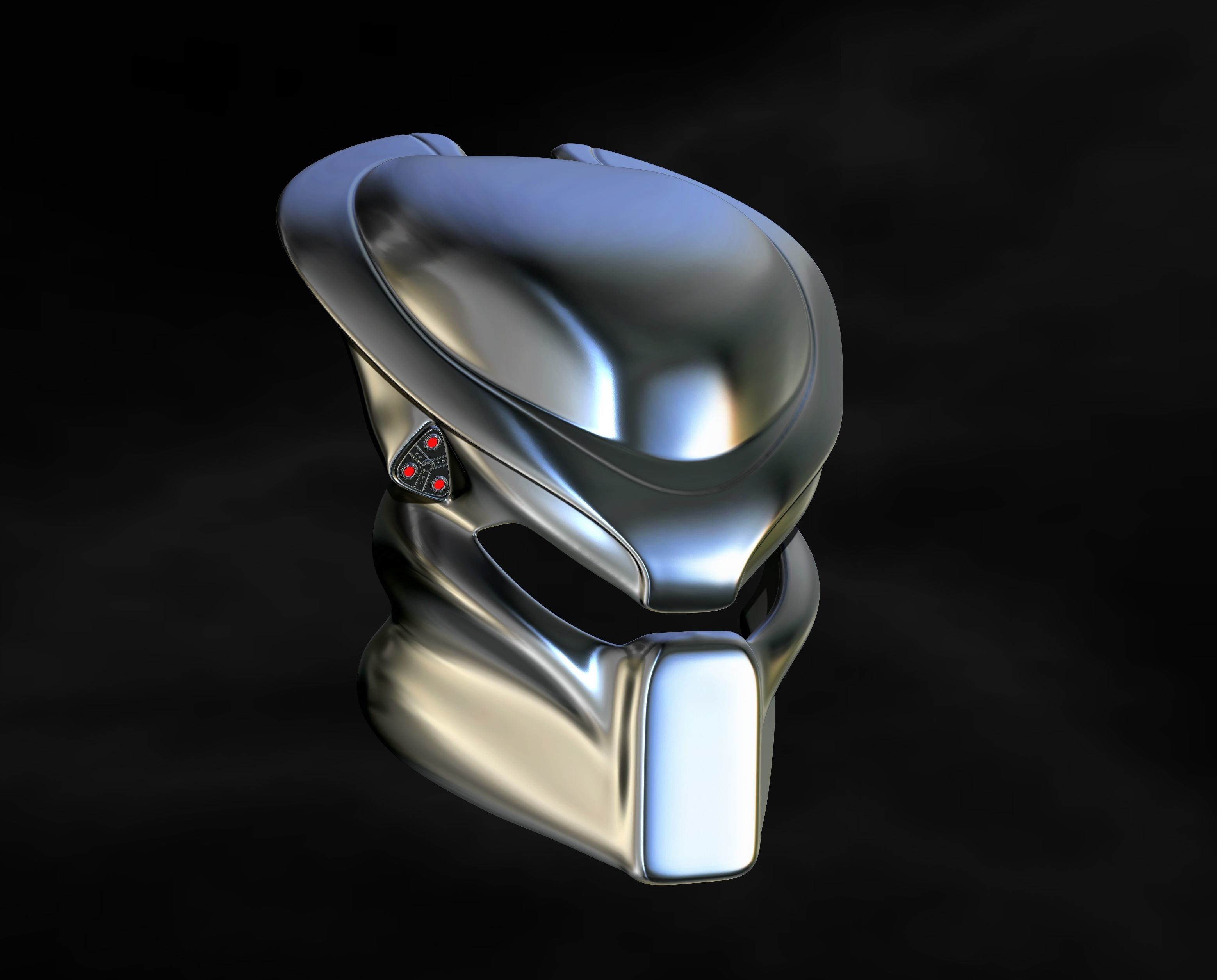 Predator Mask Jungle Hunter  File STL OBJ for 3D Printing  3D print model_2