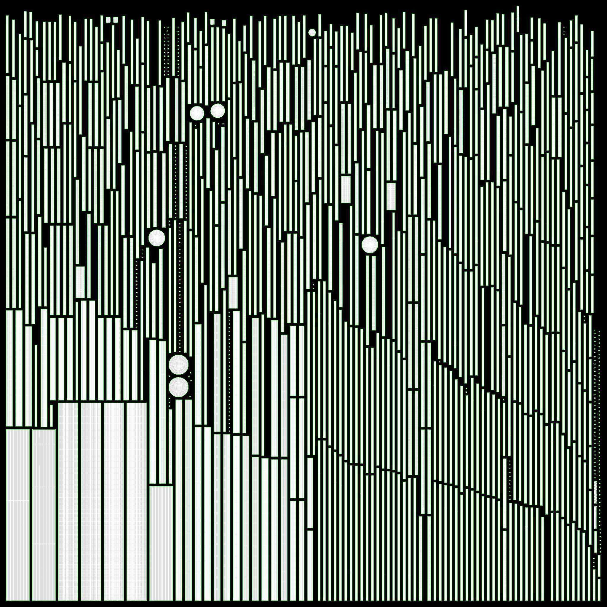 Three tier display basket with legs 3D model_10
