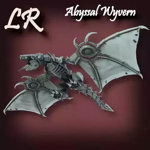 Abyssal Wyvern 3D print model
