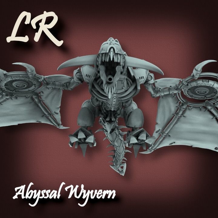 Abyssal Wyvern 3D print model_17