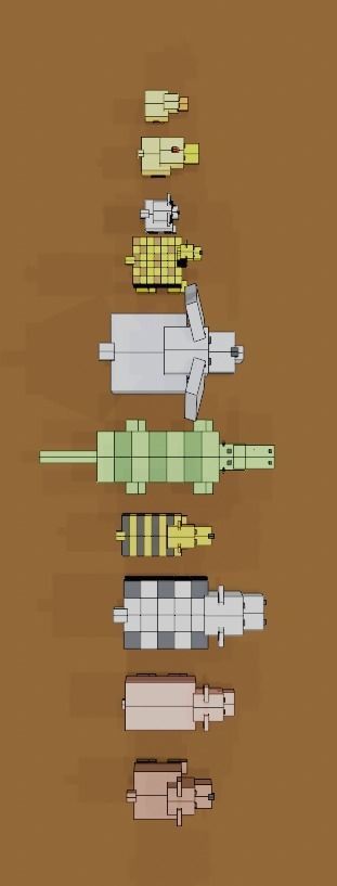 low poly animals animal pack Low-poly 3D model_14