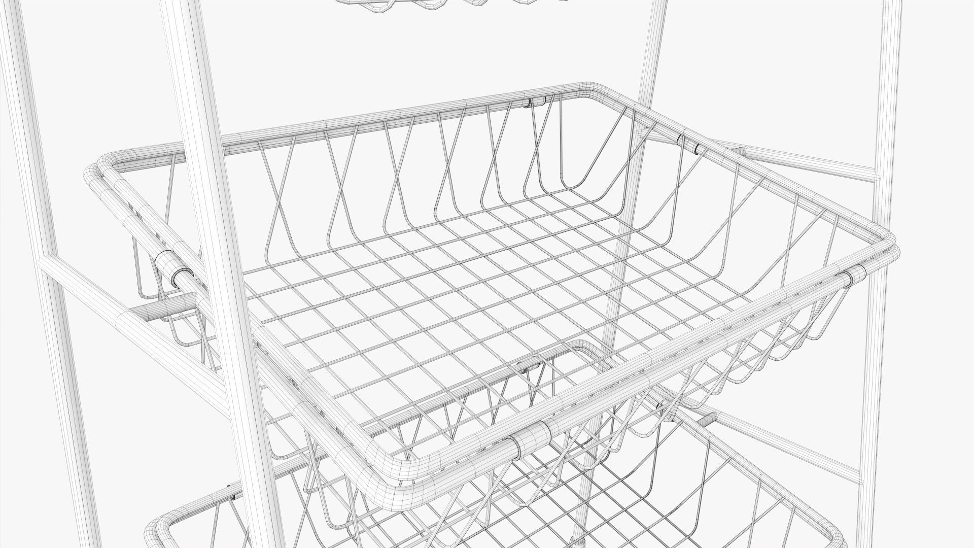 Tilted pane stand 5-tier 3D model_7