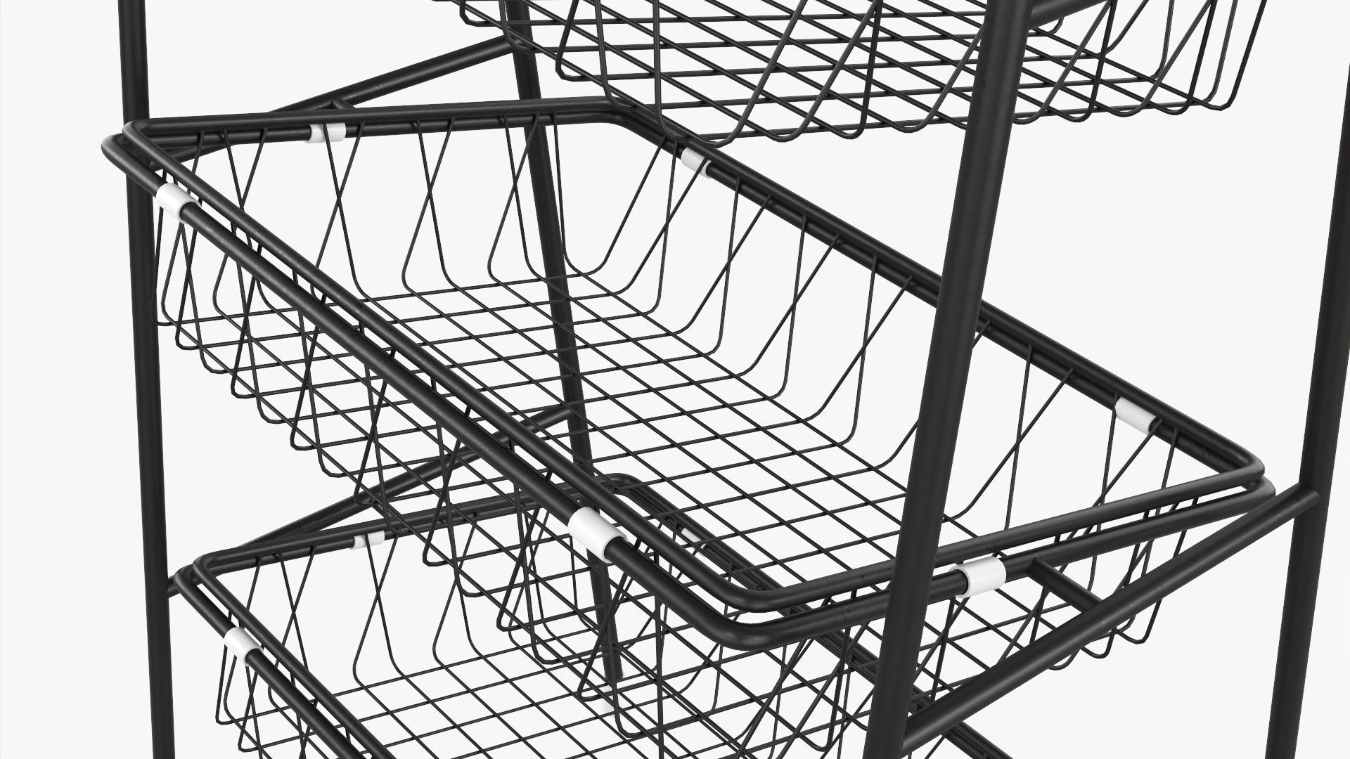 Tilted pane stand 5-tier 3D model_3