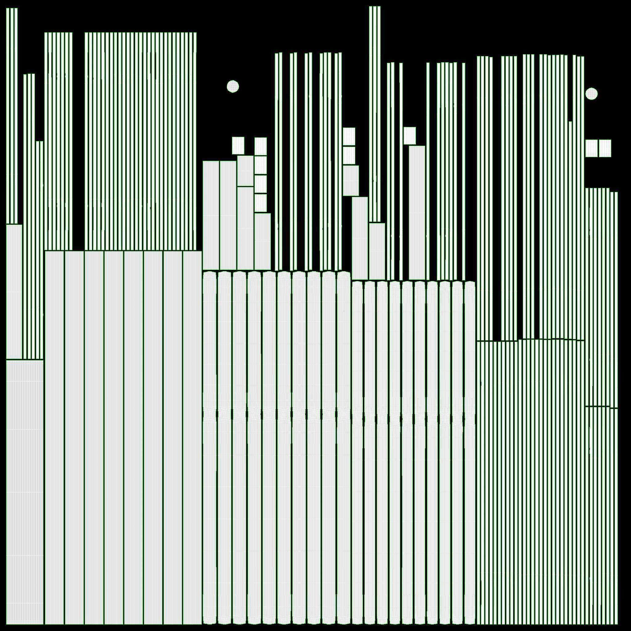 Tilted pane stand 5-tier 3D model_8