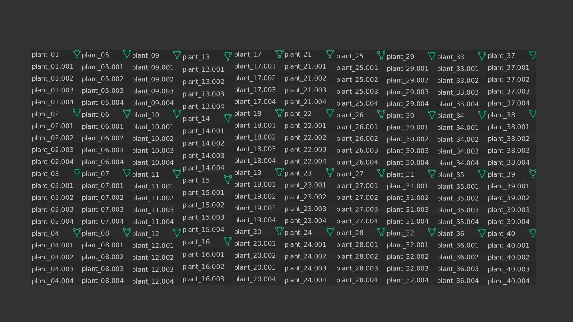 Low Poly Trees 4 seasons pack Low-poly 3D model_26