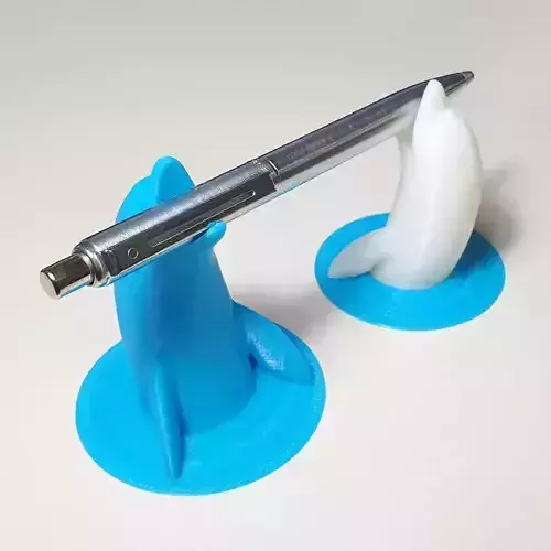 Dolphin pen pencil holder